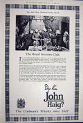 Antique Print Ref.895 Advertisement 1922 John Haig Scotch Whisky Distillers