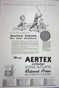 Antique Old Print Ref.904 Advertisement 1922 Aertex Cellular Underwear Sheets