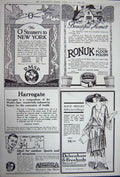 Original Old Vintage Print Advertisement 1922 Ship Ronuk Anzora Debenham Polish