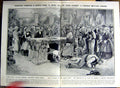 Old Vintage Print 1922 Breton Pilgrimage Minhihy Cineojour Theatre Queen 20th
