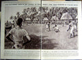 Old Vintage Print 1922 Kirikiti Fijian Cricketers Sport Ireland Henley 20th