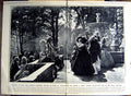 Antique Old Print 1922 Fountain Wine Coiffures Scala Theatre Queen London 20th