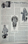 Old Vintage Print 1922 Platypus New Yotk Zoo Womens Fashion Velours Coat 20th