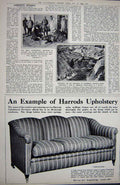 Old Vintage Print 1922 Wood Pianists Queen'S Hall Piano Meteorological 20th
