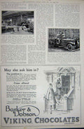 Old Vintage Print 1922 Buchanan'S Scotch Whisky Barker Dobson Chocolate 20th