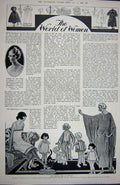 Old Vintage Print 1922 Buchanan'S Scotch Whisky Womens Fashion Viyella 20th