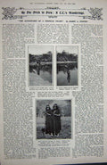 Old Vintage Print 1922 Eastman Theatre Chandelier Indian Torpiro Fishing 20th