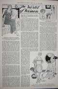 Old Vintage Print 1922 Sheppey Chateau France Chile Earthquake Fashion 20th
