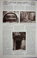 Original Old Vintage Print 1922 Arthur Balfour British Statesman Rome Maggiore