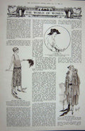 Original Old Vintage Print 1922 Buchanan'S Scotch Black Whisky Womens Fashion