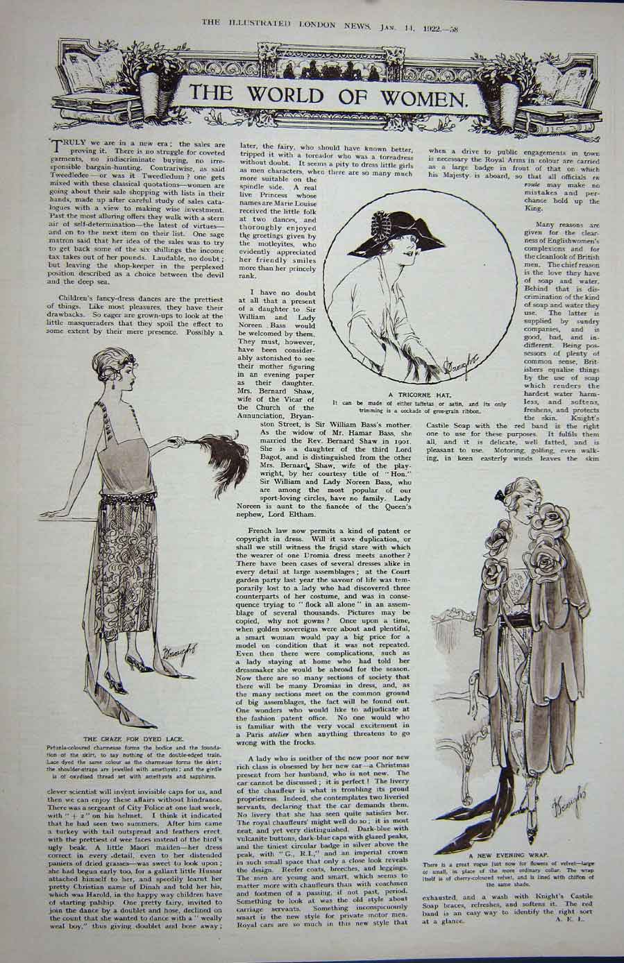 Original Old Vintage Print 1922 Buchanan'S Scotch Black Whisky Womens Fashion