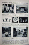 Antique Old Print 1922 Music Lamond Austin Spooner Furniture Rowley Poole 20th