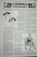 Old Vintage Print 1922 Buchanan'S Scotch Whisky Womens Fashion Moroccan 20th