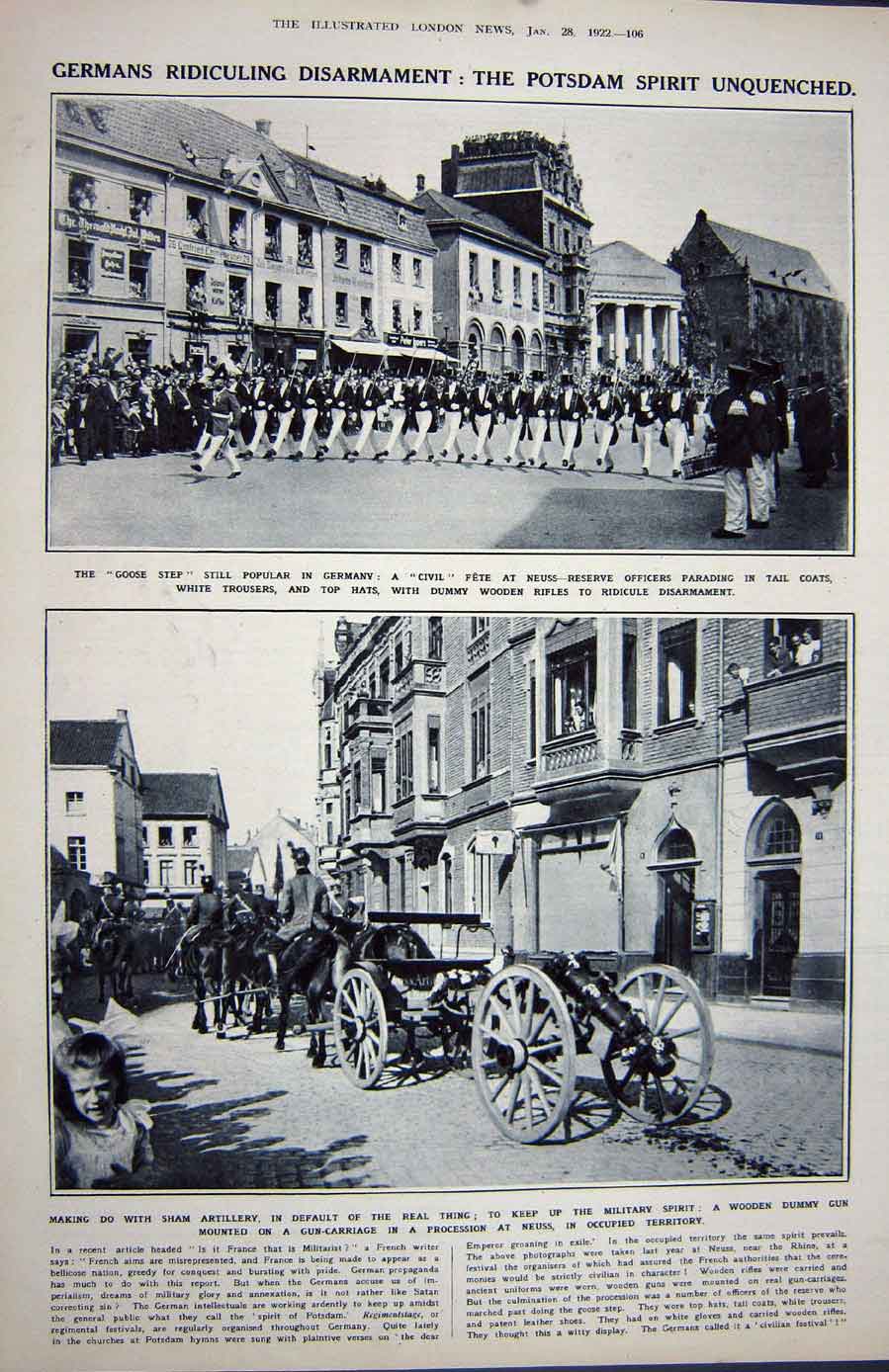 Antique Old Print 1922 Funeral Pope Benedict St. Peter'S Potsdam War Army 20th