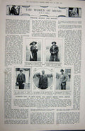 Antique Old Print 1922 Ant-Hill Katanga Rhodesia Music Angrom Clegg Allin 20th