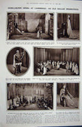 Original Old Vintage Print 1922 Flower Market Nice Opera Jealouse Elder Sister