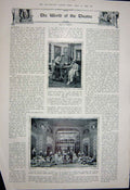 Antique Old Print 1922 Theatre Phyllis Dare Lady Rose Fishing Boat France 20th