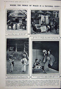 Old Vintage Print 1922 Geisha Girls Japan Taxi Tokyo Music Kyoto Baskets 20th