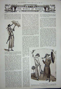 Original Old Vintage Print 1922 Buchanan'S Black Scotch Whisky Womens Fashion