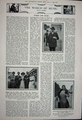 Old Vintage Print 1922 Chelsea Flower Show Music Opera Austral Playfair 20th
