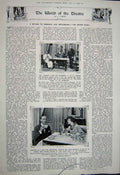 Old Vintage Print 1922 Field-Marshal Henry Wilson Foch Theatre Haymarket 20th