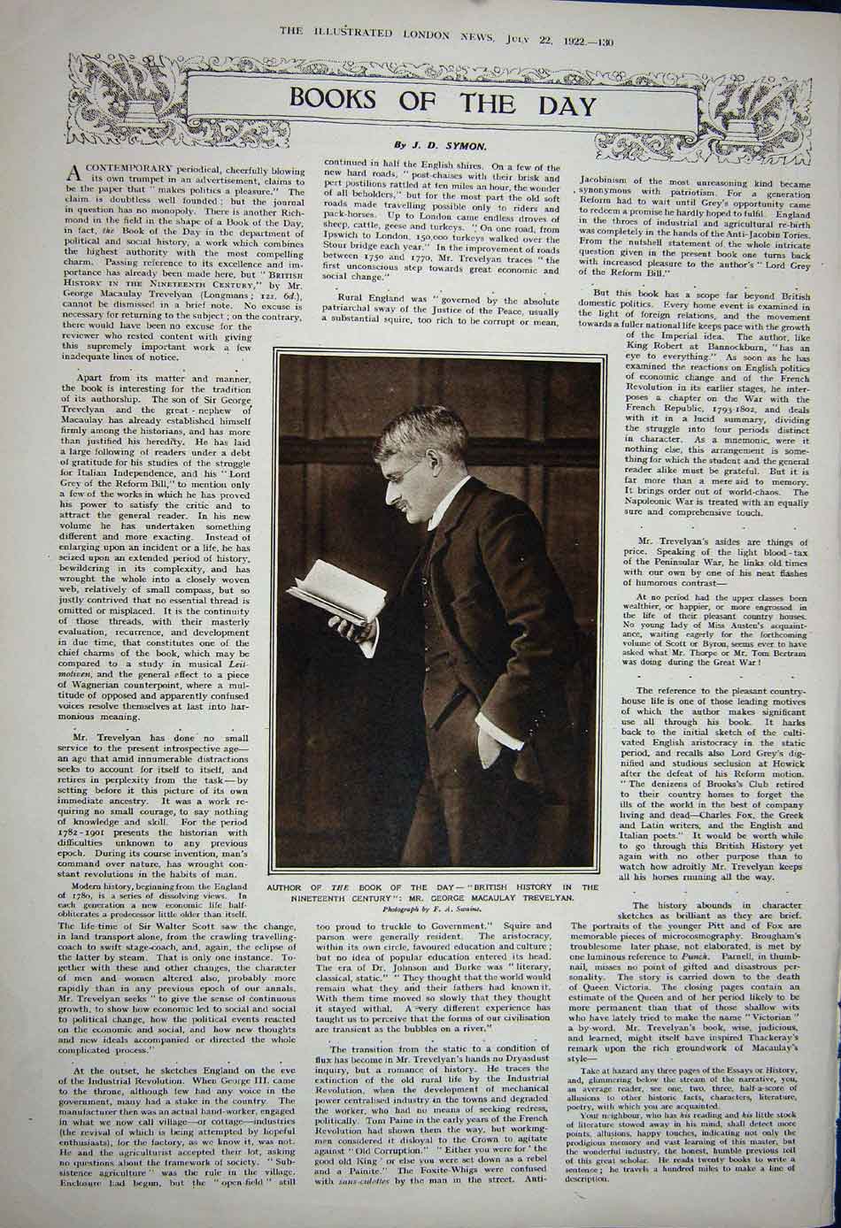 Old Vintage Print 1922 Guards Waterloo Bugle Drums War George Trevelyan 20th