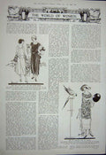 Old Vintage Print 1922 Buchanan'S Scotch Whisky Womens Fashion Dresses 20th