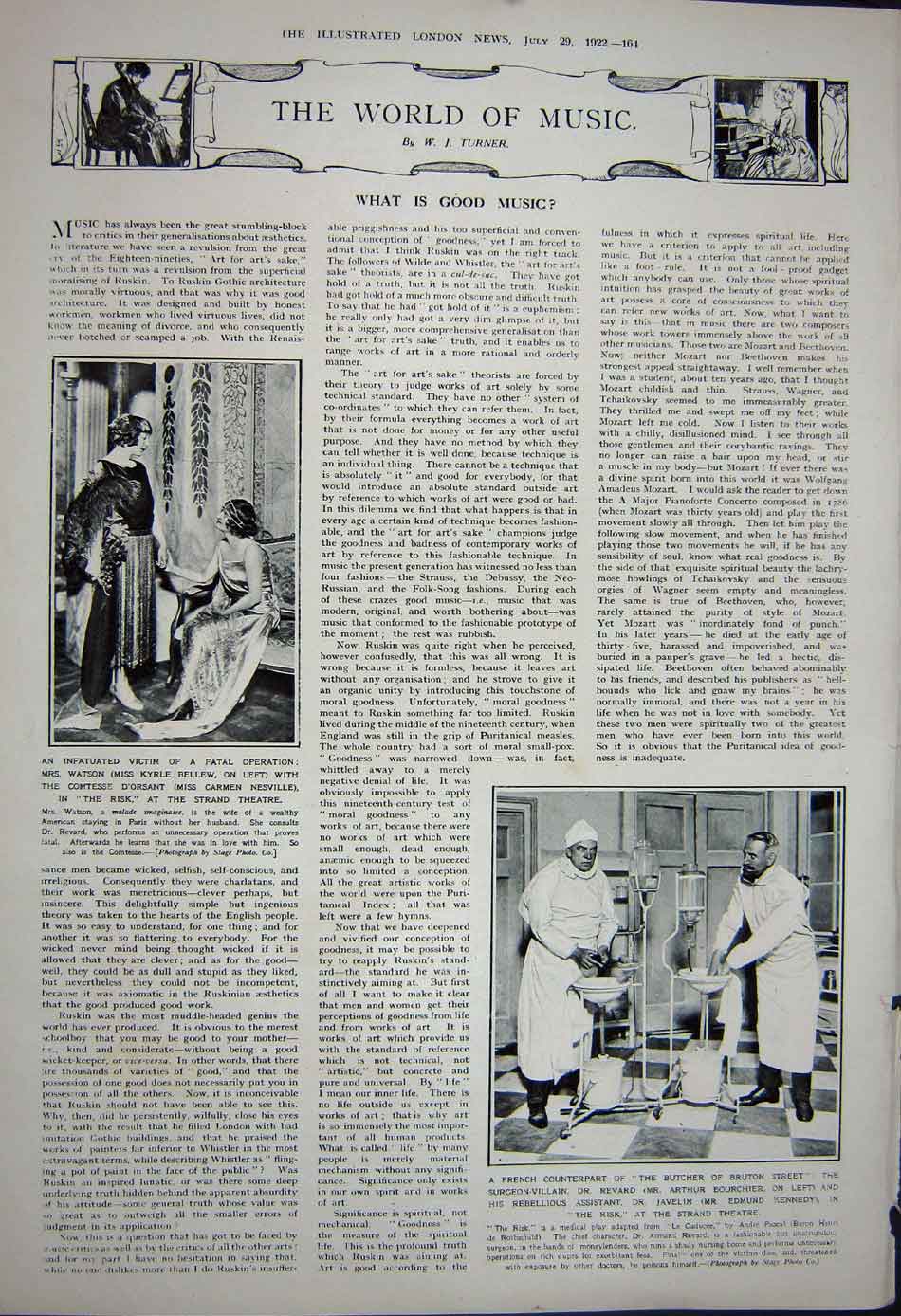 Antique Old Print 1922 Gandhist Demonstrations Delhi Music Theatre Strand 20th