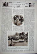 Old Vintage Print 1922 Tibet Prayer Flags Dalai Lama Poincare Bar-Le-Duc 20th
