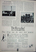 Antique Old Print 1922 Buchanan'S Scotch Whisky Cigarette Wallace Charles 20th