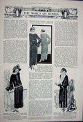 Old Vintage Print 1922 Camera Motion Projector Womens Fashion Coat-Frock 20th