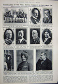 Old Vintage Print 1922 Greek Camel Transport Turkish Military Men Iraq 20th