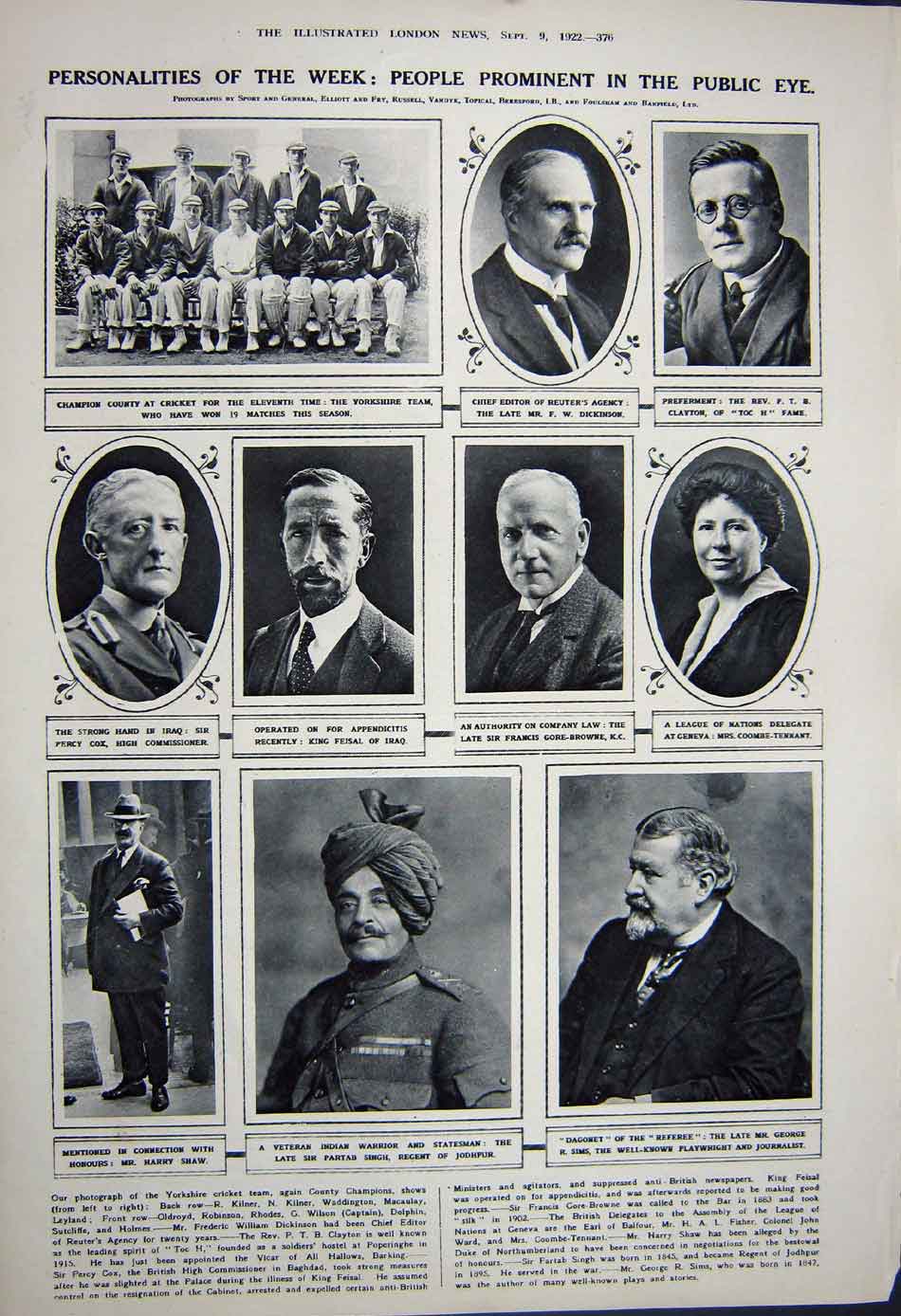 Old Vintage Print 1922 Greek Camel Transport Turkish Military Men Iraq 20th