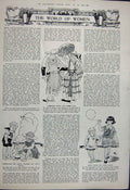 Old Vintage Print 1922 Buchanan'S Scotch Whisky Womens Fashion Children 20th