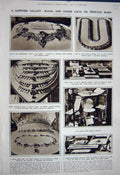 Old Vintage Print 1922 Royal Gifts Princess Mary Necklace Bracelet Tiara 20th