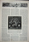 Old Vintage Print 1922 Lloyd George Stoll Theatre Prince Wales Windsor 20th