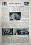 Old Vintage Print 1923 Shakespeare Tempest Theatre Ali Baba Little Pebble 20th