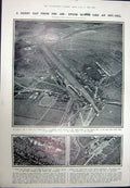 Original Old Vintage Print 1923 Derby Horse Racing Tattenham Hotel Sport Judges