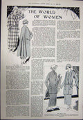 Original Old Vintage Print 1923 Armadillo New York Zoological Womens Fashion