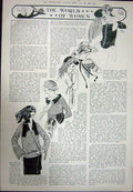 Old Vintage Print 1923 Canada Cadets College Kingstown Ontario Fashion 20th