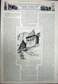 Original Old Vintage Print 1923 Poincare French Troops Essen Pyramid Zacharias