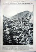 Antique Old Print 1923 Rugby Scotland France Corinthian Cars Sahara Rocks 20th