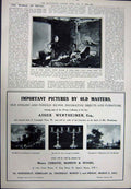 Old Vintage Print 1923 Catfish Jumna Canal Tajawalla Pathe Dublin Asher 20th