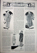 Old Vintage Print 1923 Theatre Isham Mortimer Waddington Women Fashion 20th