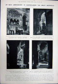 Antique Old Print 1923 Essen Main Railway Station Ruttenscheid Smithfield 20th