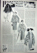 Original Old Vintage Print 1923 Operatic Training Theatre R.A.M Womens Fashion
