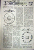 Old Vintage Print 1923 Sir James Dewar Chemist Thermos Etruscan Chamber 20th