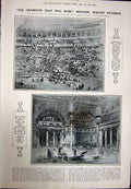 Old Vintage Print 1923 R.A.F Aeroplane Mesopotamia Army Caracalla Roman 20th