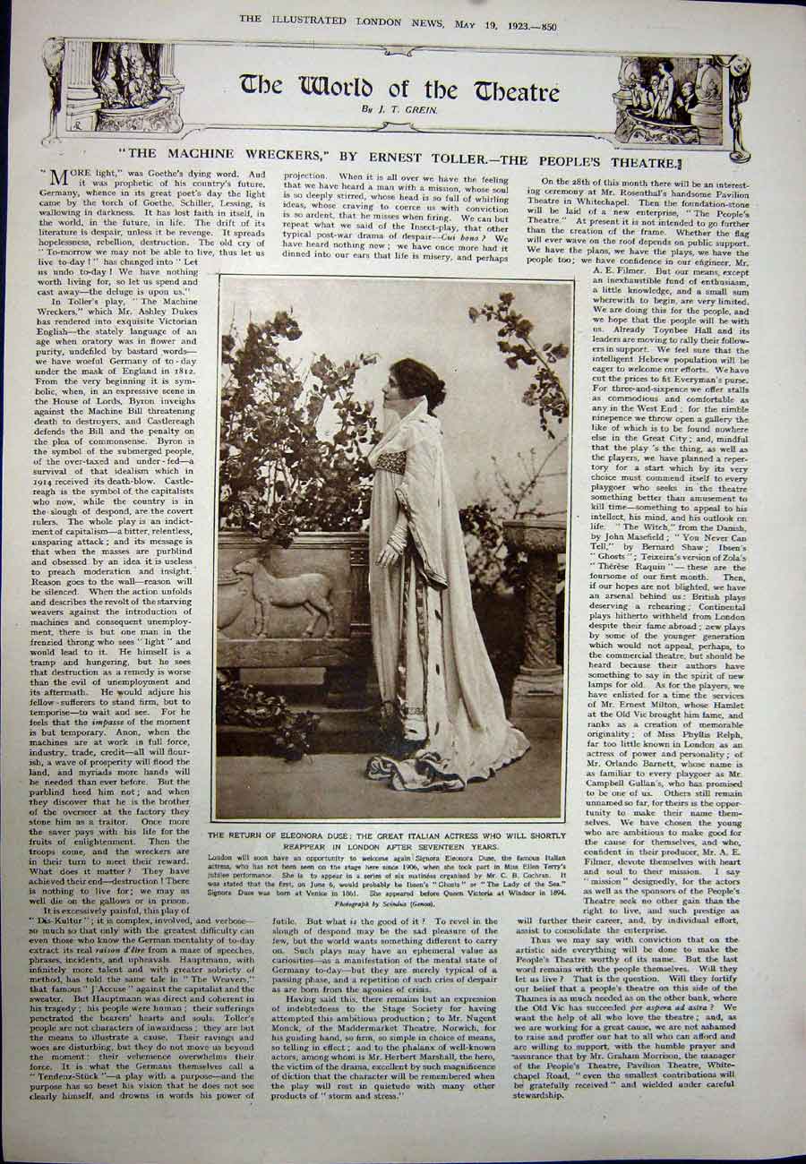 Original Old Vintage Print 1923 Pope Pius Vatican King Queen Mantilla Eleonara