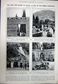 Old Vintage Print 1923 Sybil Graham Russell King Queen Tivoli Frascati 20th
